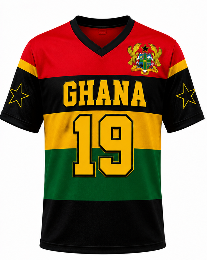 Ghanaian summer streetwear breathable mesh men’s jerseys